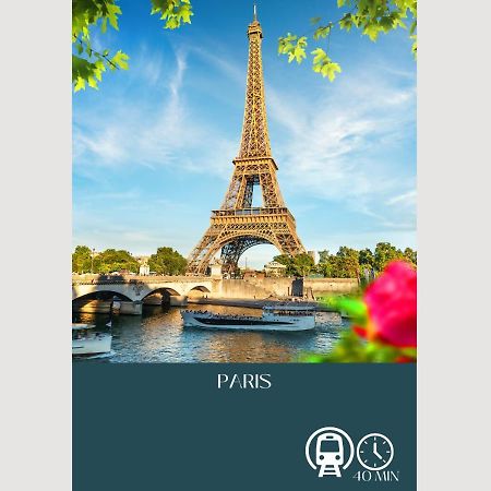 Appartement-Paris-Disney-Terrasse-Jardin-Parking Vaires-sur-Marne Exteriér fotografie