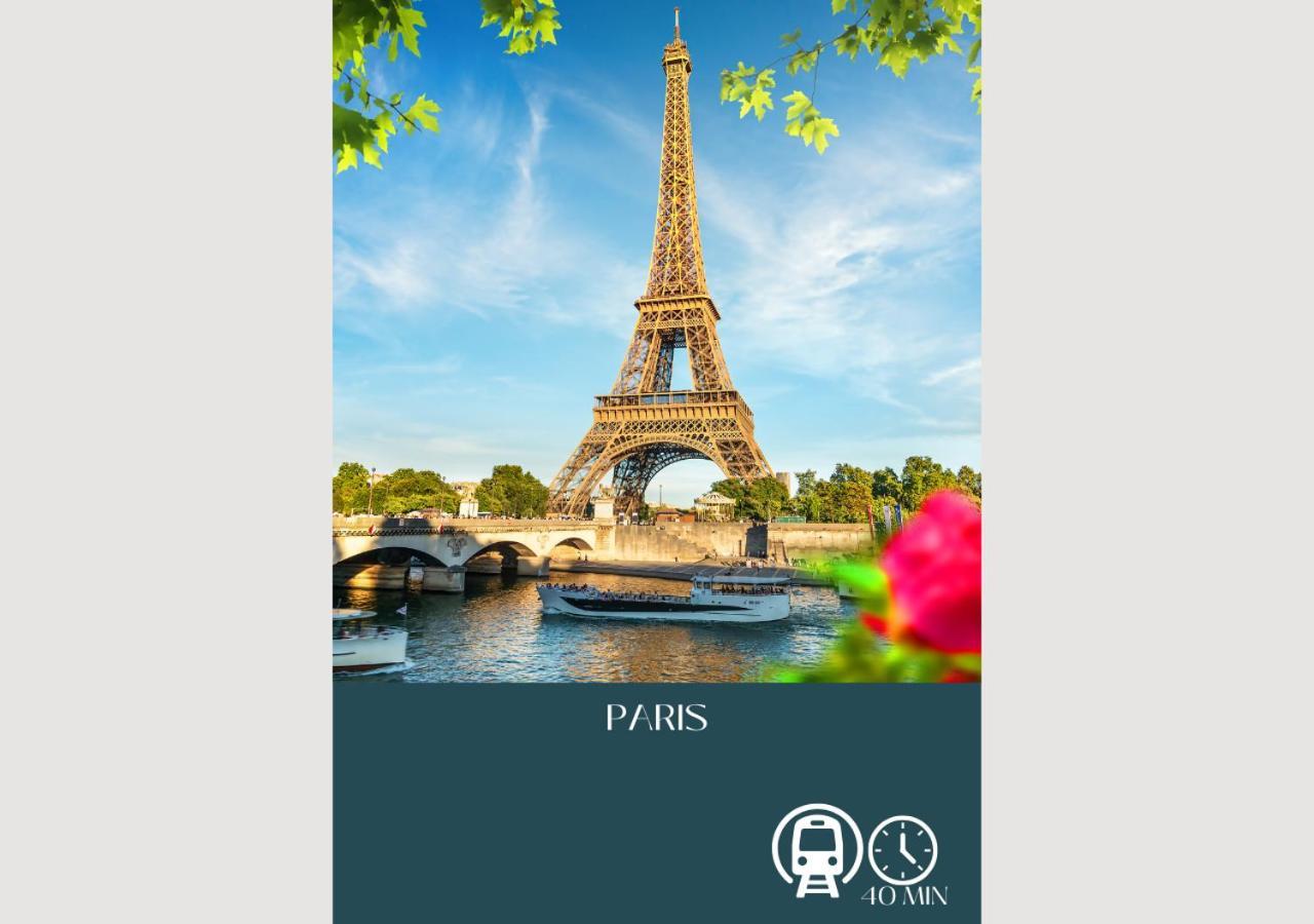 Appartement-Paris-Disney-Terrasse-Jardin-Parking Vaires-sur-Marne Exteriér fotografie